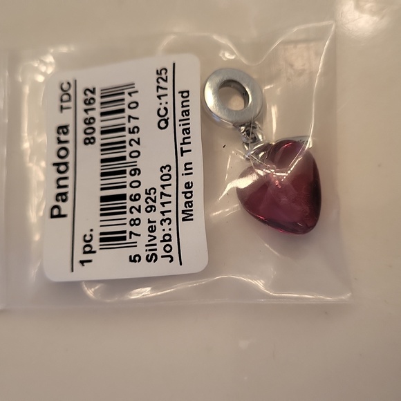 Pandora duo toggle bracelet boxed Gorgeous and heart dangling charm - Picture 5 of 6